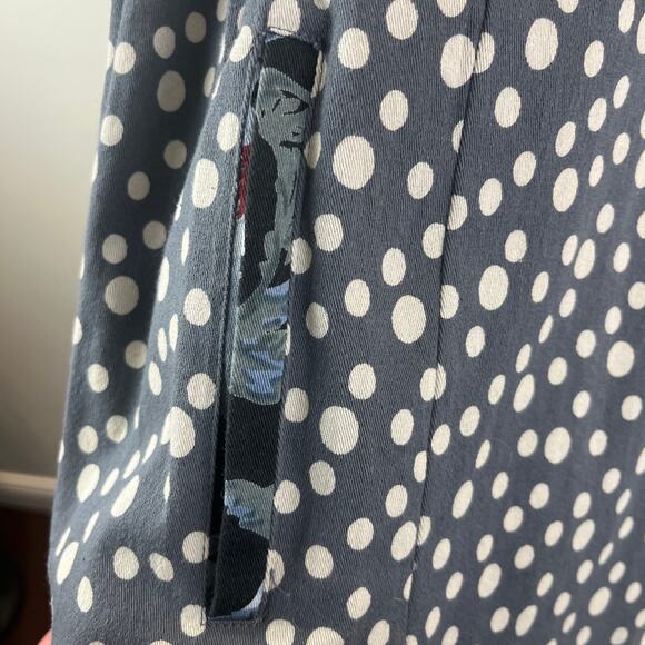 Little Journeys Chicago Polka Dot Sydney Twill Jacket Women Small - Picture 7 of 8